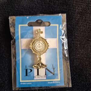 ​IHS Monstrance Lapel Pin Autom 1998